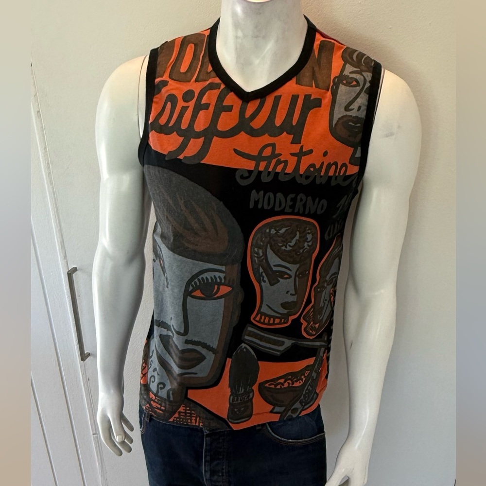 Custo Barcelona Artistic Sleeveless muscle tee